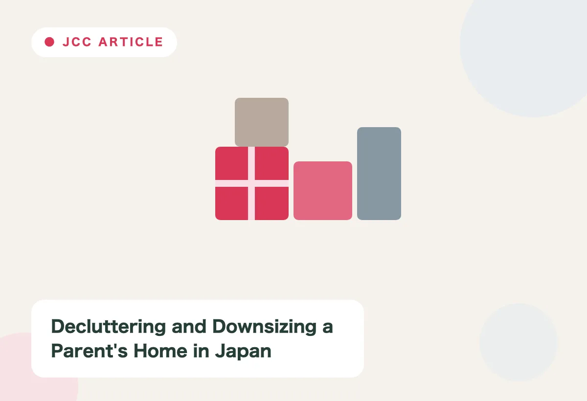Japan Care Concierge explainer image for Decluttering and Downsizing a Parent's Home in Japan